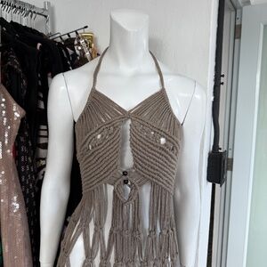 Bohemian Braided Cover Up/Duster